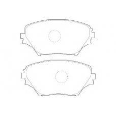 WBP23585A WAGNER LOCKHEED Комплект тормозных колодок, дисковый тормоз