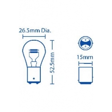 ACBU1032 AC Delco Лампа накаливания, фонарь указателя поворота; ламп