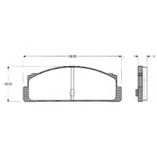 BLF186 QUINTON HAZELL Комплект тормозных колодок, дисковый тормоз