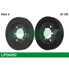 LPD0052 TRW Ременный шкив, коленчатый вал