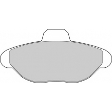 DBP230749 DURON Комплект тормозных колодок, дисковый тормоз