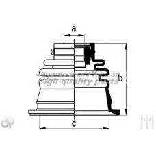 0864-3105 ASHUKI Комплект пылника, приводной вал