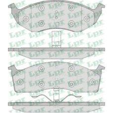 05P629 LPR Комплект тормозных колодок, дисковый тормоз