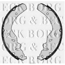 BBS6299 BORG & BECK Комплект тормозных колодок