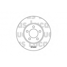 DF2624 TRW Тормозной диск