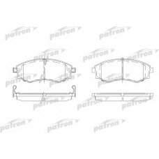 PBP600 PATRON Комплект тормозных колодок, дисковый тормоз