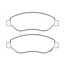 MDB2900 MINTEX Комплект тормозных колодок, дисковый тормоз