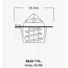 8620 11082 TRISCAN Термостат, охлаждающая жидкость