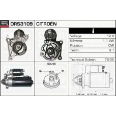 DRS3109 DELCO REMY Стартер