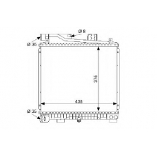 QER1586 QUINTON HAZELL Радиатор, охлаждение двигателя