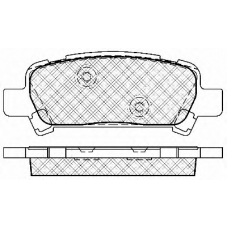 20089 BSF Комплект тормозных колодок, дисковый тормоз