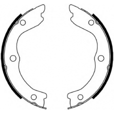 FSB4004 FERODO Комплект тормозных колодок, стояночная тормозная с