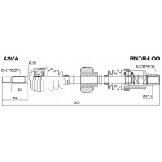 RNDR-LOG ASVA Приводной вал