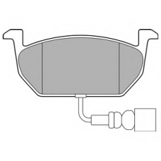 LP3146 DELPHI Комплект тормозных колодок, дисковый тормоз
