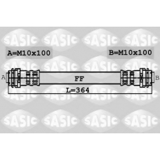6606072 SASIC Тормозной шланг