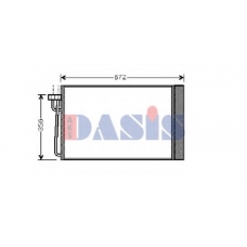 052000N AKS DASIS Конденсатор, кондиционер