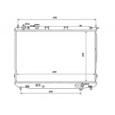 53847 NRF Радиатор, охлаждение двигателя