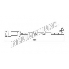 SU.090 TRUSTING Сигнализатор, износ тормозных колодок