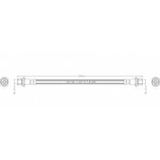 3344 REMKAFLEX Тормозной шланг