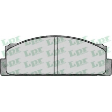 05P003 LPR Комплект тормозных колодок, дисковый тормоз