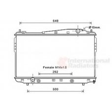 60812135 SCHLIECKMANN Радиатор, охлаждение двигателя