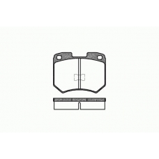 0019 00 KAWE Комплект тормозных колодок, дисковый тормоз