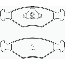 MDB1513 MINTEX Комплект тормозных колодок, дисковый тормоз