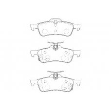 WBP24574A WAGNER LOCKHEED Комплект тормозных колодок, дисковый тормоз