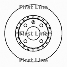FBD355 FIRST LINE Тормозной диск