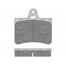 SP 635 SCT Комплект тормозных колодок, дисковый тормоз