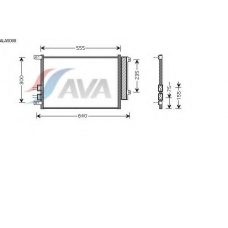 ALA5088 AVA Конденсатор, кондиционер