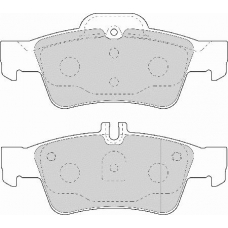 FD7019N NECTO Комплект тормозных колодок, дисковый тормоз