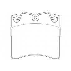 WBP20652B WAGNER LOCKHEED Комплект тормозных колодок, дисковый тормоз