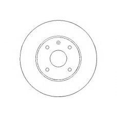 NBD1675 NATIONAL Тормозной диск