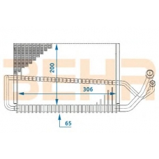 7402350 BEHR Evaporator