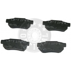 9672 OPTIMAL Комплект тормозных колодок, дисковый тормоз
