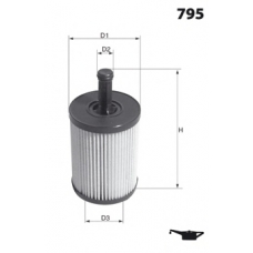 ELH4374 MECAFILTER Масляный фильтр