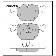 ADB01096 Allied Nippon Тормозные колодки