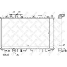 10-25421-SX STELLOX Радиатор, охлаждение двигателя