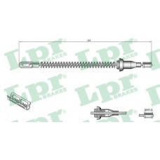 C0556B LPR Трос, стояночная тормозная система