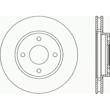 BDA1184.20 OPEN PARTS Тормозной диск