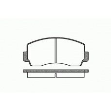 0094 00 KAWE Комплект тормозных колодок, дисковый тормоз