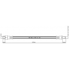 VBH643 MOTAQUIP Тормозной шланг