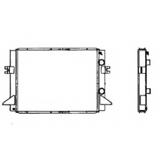 52075 NRF Радиатор, охлаждение двигателя