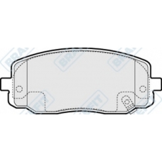 PD3118 APEC Комплект тормозных колодок, дисковый тормоз
