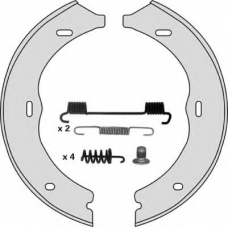 M855R MGA Комплект тормозных колодок, стояночная тормозная с