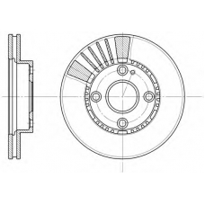 D6834.10 WOKING Тормозной диск