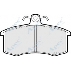 PAD530 APEC Комплект тормозных колодок, дисковый тормоз