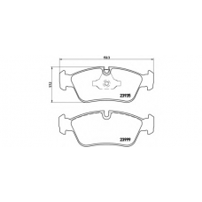 07.B314.33 BREMBO Комплект высокоэффективных тормозных колодок