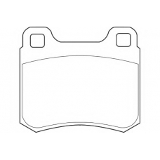 WBP20687A WAGNER LOCKHEED Комплект тормозных колодок, дисковый тормоз